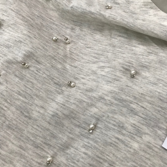 3.1 PHILLIP LIM Pearl Droplet Embellishment Tee - Picture 4 of 9